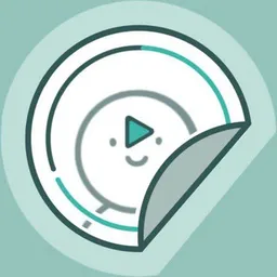 Стикеры из кружочков.