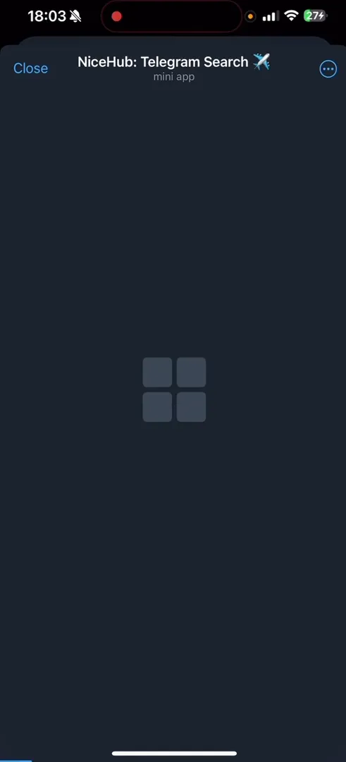 Главный экран приложения NiceHub с категориями поиска