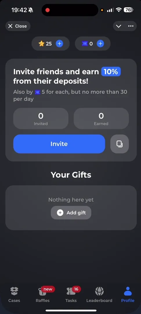 Партнерская программа и приглашение друзей в Gorilla Case