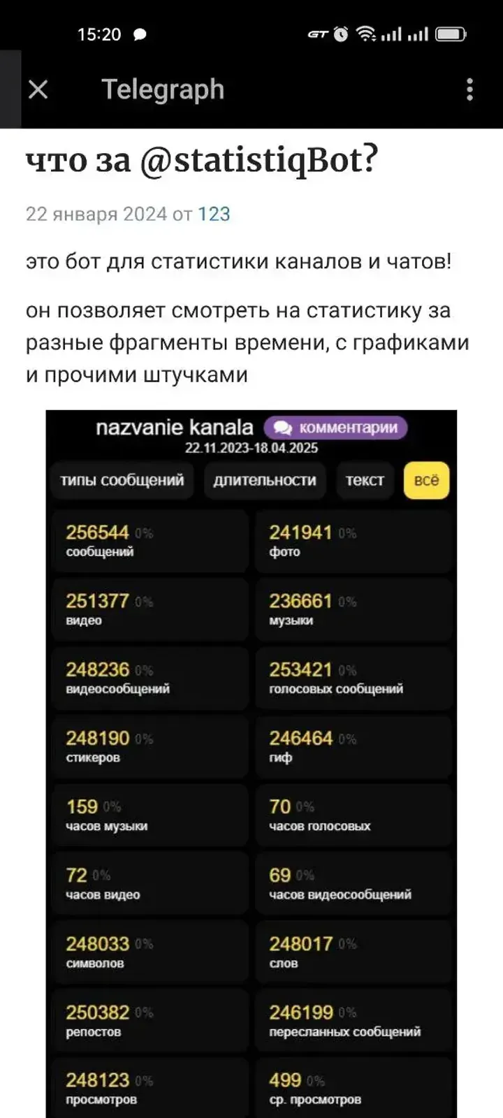 statistiqbot