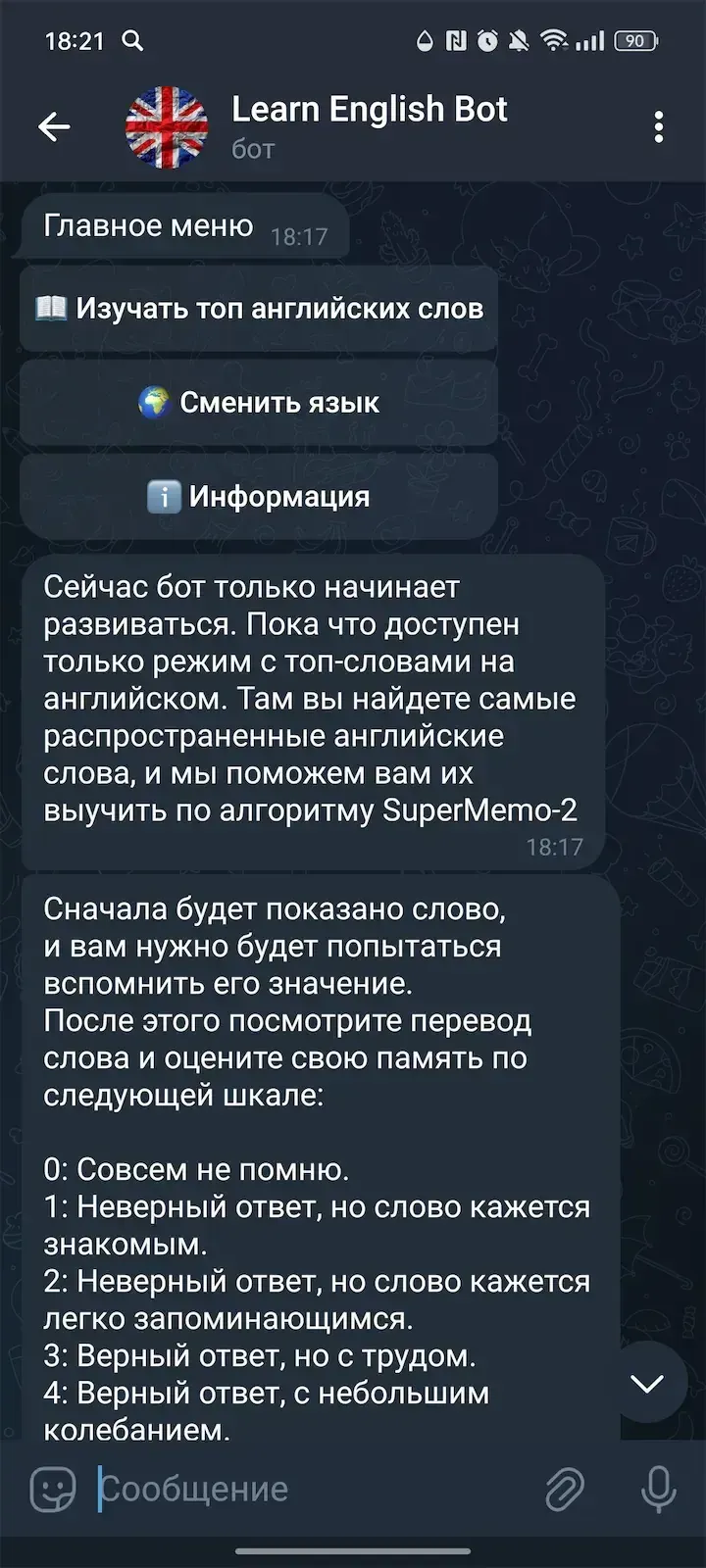 botlearnenglishbot