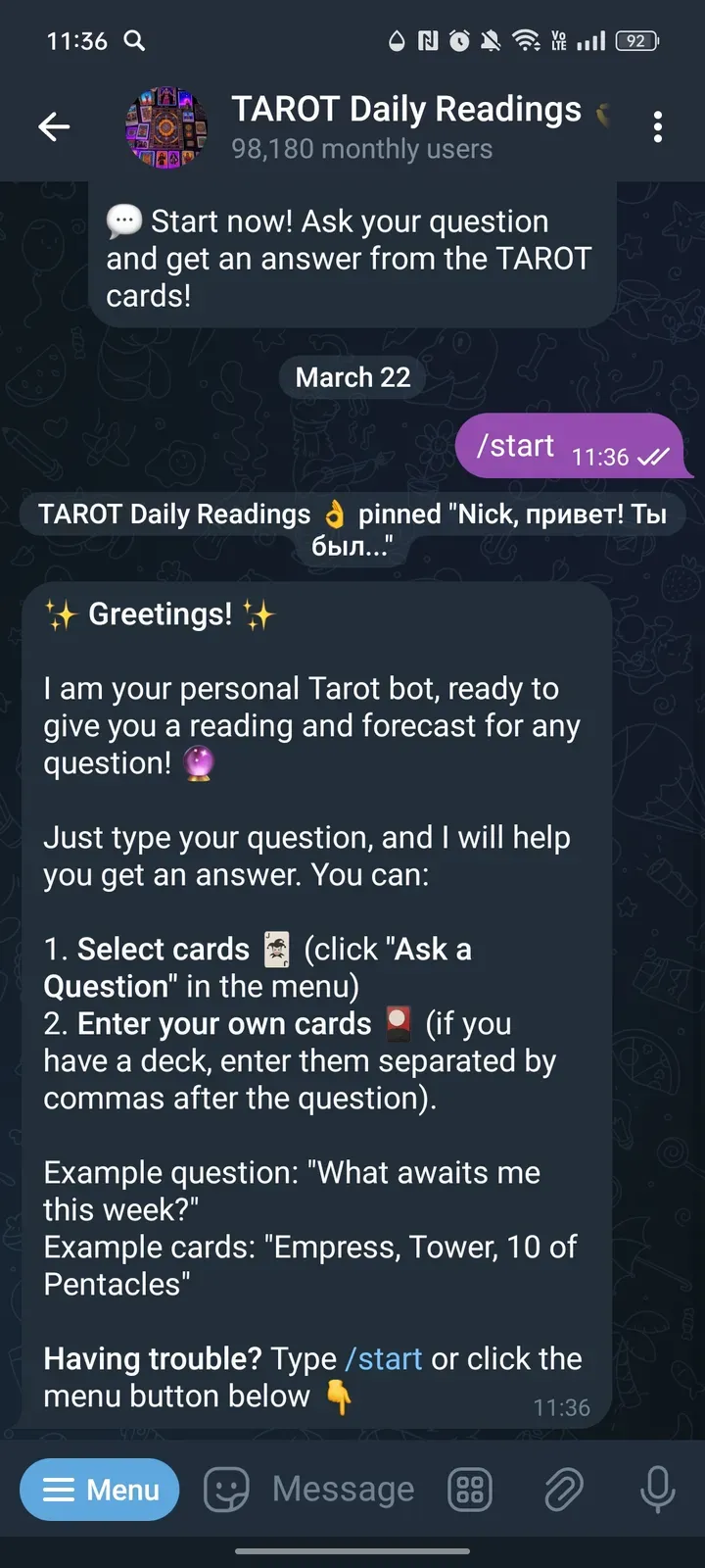horoscopesoflovebot