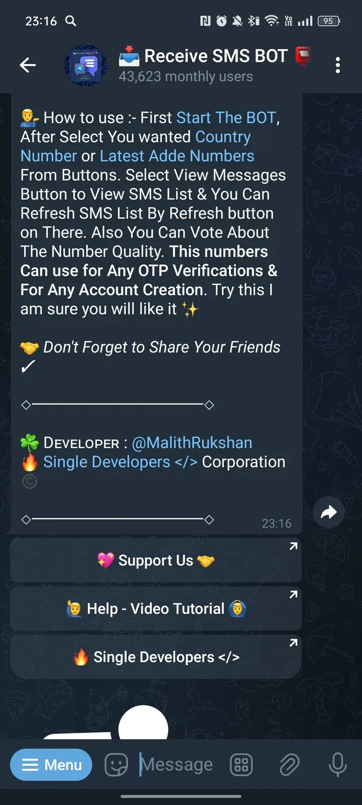 receivesmsrobot