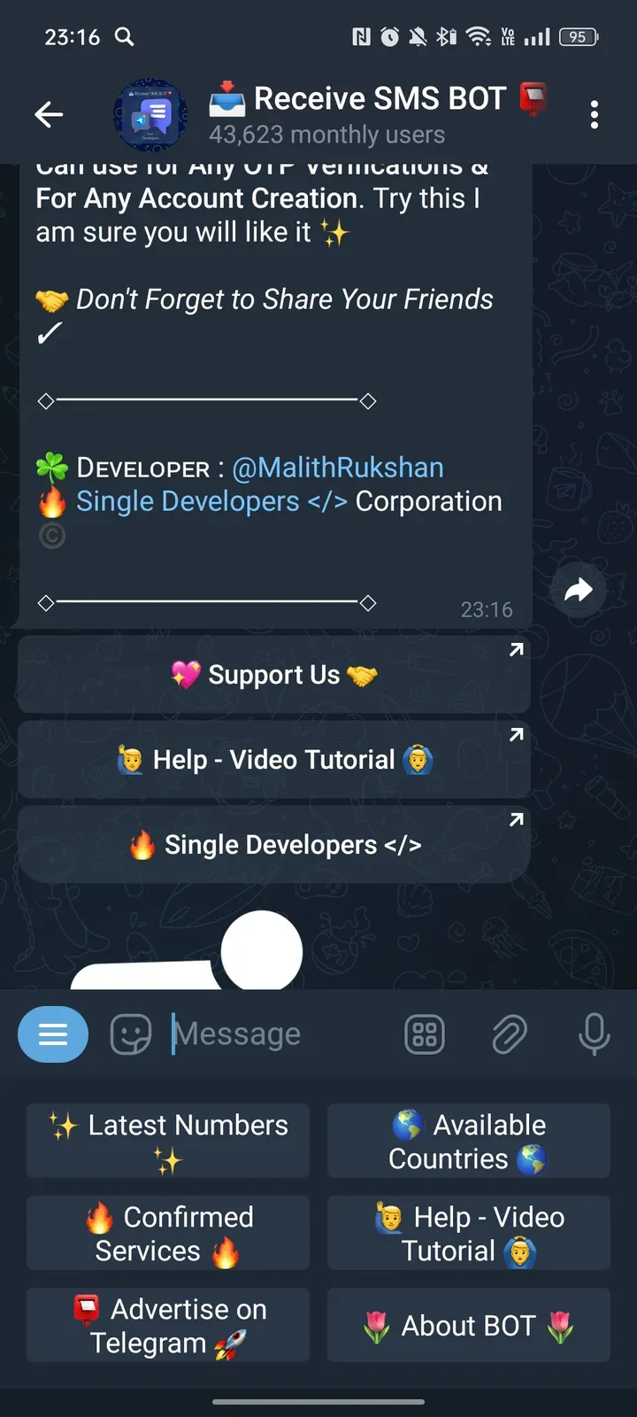 receivesmsrobot