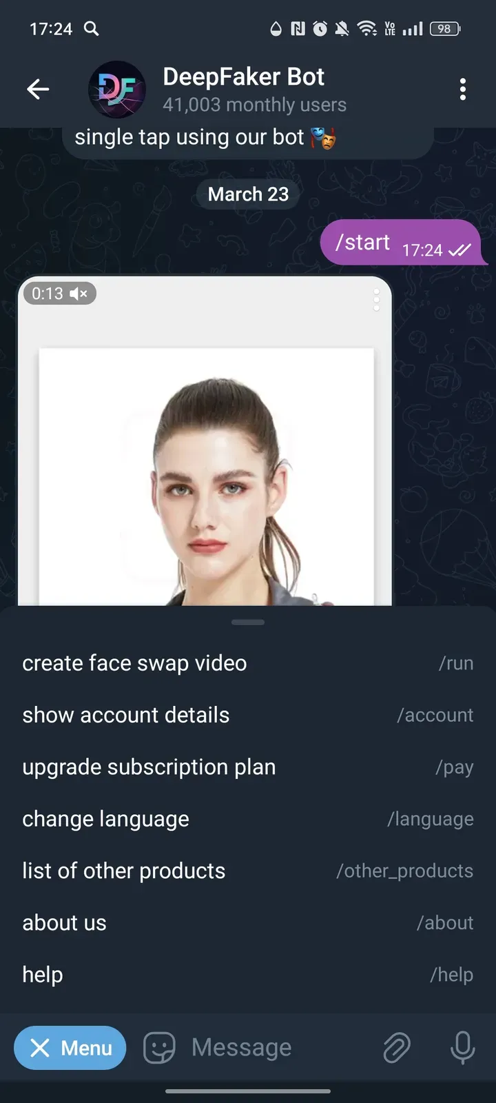 deepfakerbot