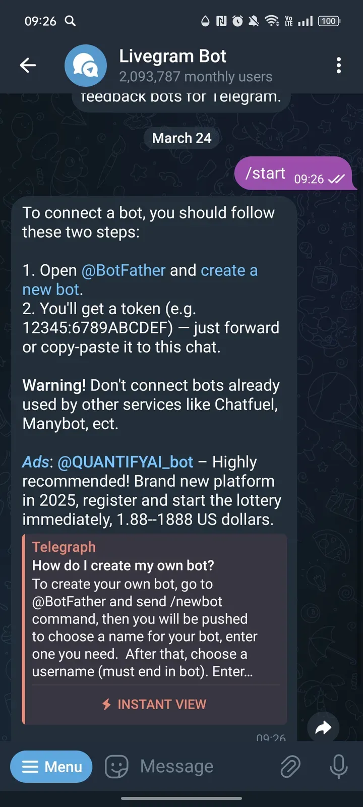 livegrambot