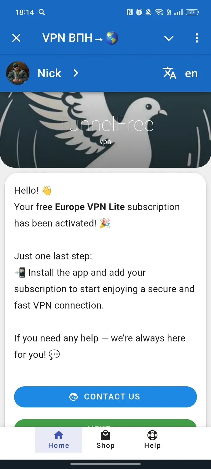 tunnelfreebot