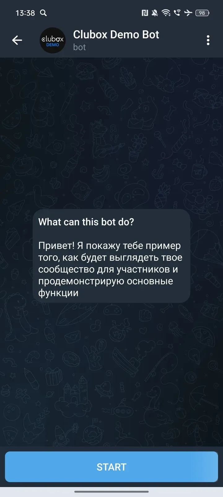 cluboxdemobot