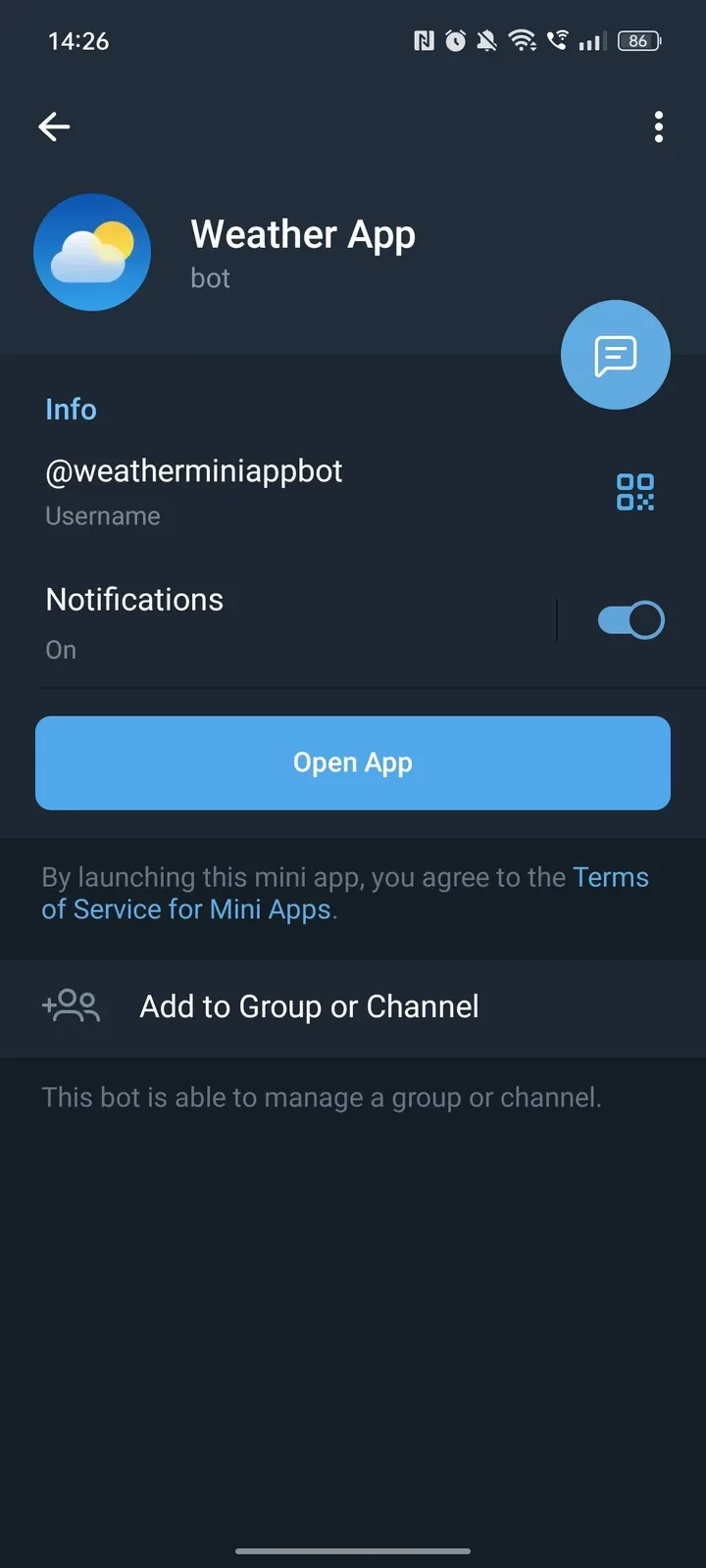 weatherminiappbot
