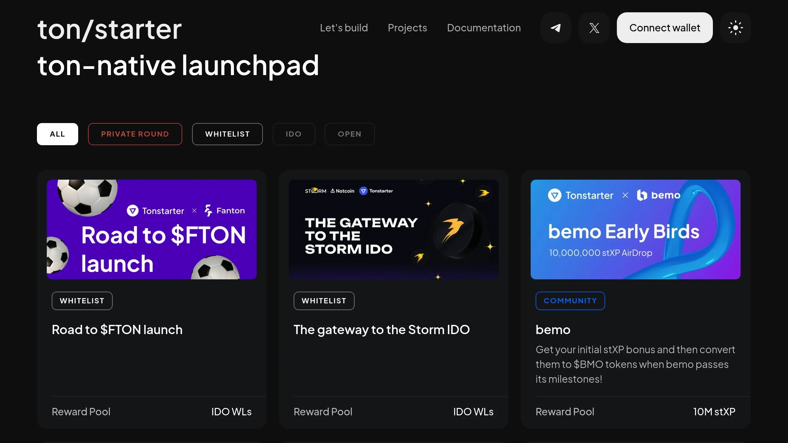 Tonstarter